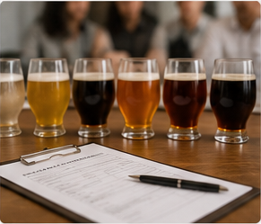 Avaliação e Parecer Sensorial de Bebidas