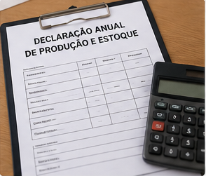Declaração Anual de Produção e Estoque